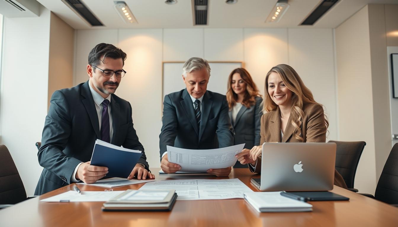 Family elder care planning discussion